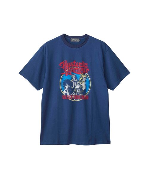 HYSTERIC GLAMOUR(ヒステリックグラマー)の「SMASH YOUR HEADジャカード Tシャツ(Tシャツ/カットソー・メンズ・ネイビー/ブラック・X-LARGE/SMALL/MEDIUM/LARGE)」の2枚目の写真