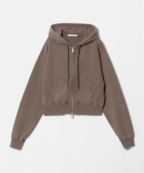 BEAUTY&YOUTH UNITED ARROWS(ビューティーアンドユースユナイテッドアローズ)の「コットン裏毛 ジップパーカー(パーカー・レディース・ベージュ/ダークブラウン/ダークグレー・FREE)」の1枚目の写真