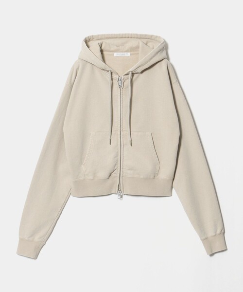 BEAUTY&YOUTH UNITED ARROWS(ビューティーアンドユースユナイテッドアローズ)の「コットン裏毛 ジップパーカー(パーカー・レディース・ベージュ/ダークブラウン/ダークグレー・FREE)」の3枚目の写真
