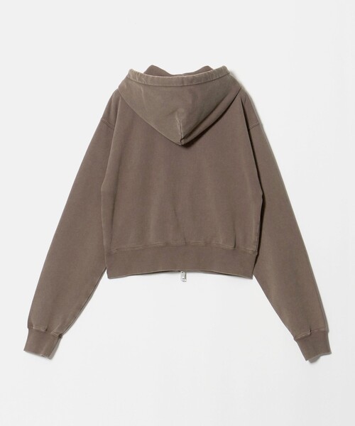 BEAUTY&YOUTH UNITED ARROWS(ビューティーアンドユースユナイテッドアローズ)の「コットン裏毛 ジップパーカー(パーカー・レディース・ベージュ/ダークブラウン/ダークグレー・FREE)」の4枚目の写真