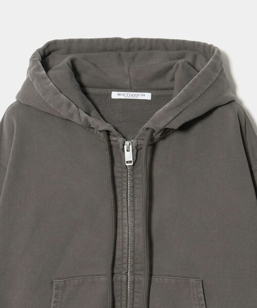 BEAUTY&YOUTH UNITED ARROWS(ビューティーアンドユースユナイテッドアローズ)の「コットン裏毛 ジップパーカー(パーカー・レディース・ベージュ/ダークブラウン/ダークグレー・FREE)」の11枚目の写真
