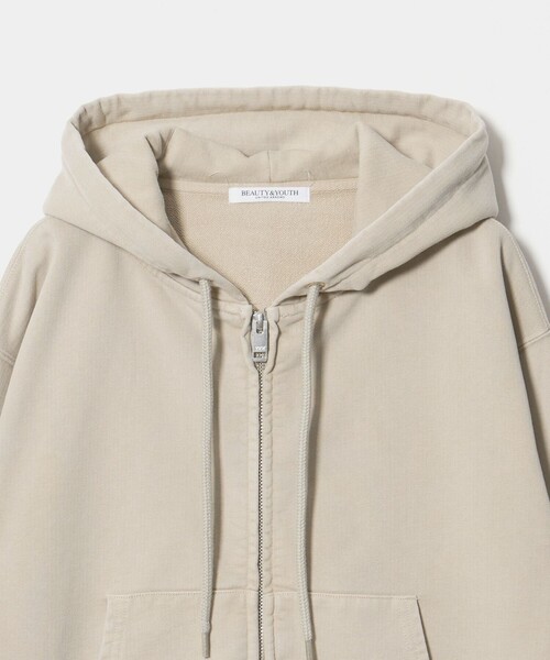 BEAUTY&YOUTH UNITED ARROWS(ビューティーアンドユースユナイテッドアローズ)の「コットン裏毛 ジップパーカー(パーカー・レディース・ベージュ/ダークブラウン/ダークグレー・FREE)」の13枚目の写真
