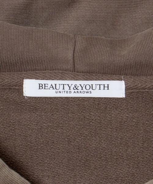 BEAUTY&YOUTH UNITED ARROWS(ビューティーアンドユースユナイテッドアローズ)の「コットン裏毛 ジップパーカー(パーカー・レディース・ベージュ/ダークブラウン/ダークグレー・FREE)」の15枚目の写真