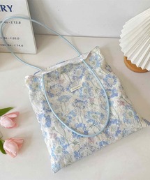 Liaa/フラワー刺繍チュール 花柄トートバッグ A18861