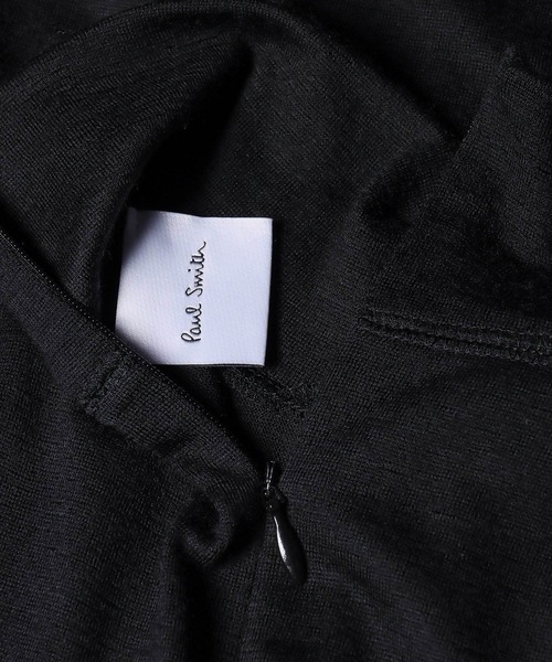 Paul Smith(ポールスミス)の「ウィメンズウィメンズ ウール ハイネック 長袖トップス / 265324 J297(Tシャツ/カットソー・レディース・ブラック/レッド・MEDIUM)」の10枚目の写真