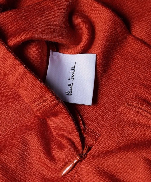 Paul Smith(ポールスミス)の「ウィメンズウィメンズ ウール ハイネック 長袖トップス / 265324 J297(Tシャツ/カットソー・レディース・ブラック/レッド・MEDIUM)」の6枚目の写真