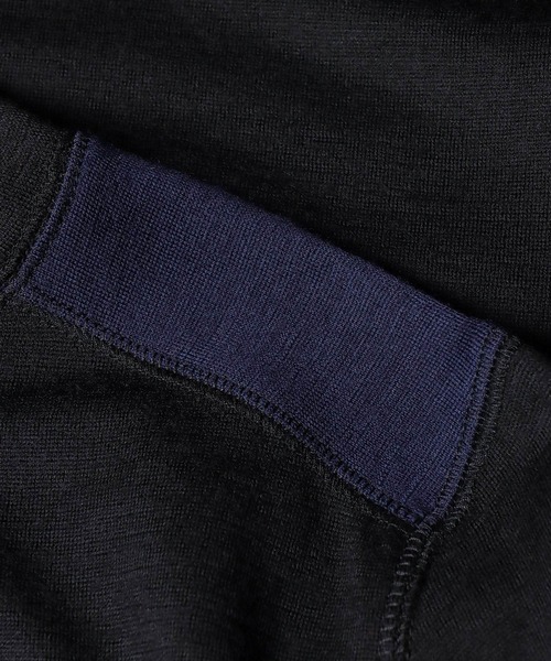 Paul Smith(ポールスミス)の「ウィメンズウィメンズ ウール ハイネック 長袖トップス / 265324 J297(Tシャツ/カットソー・レディース・ブラック/レッド・MEDIUM)」の8枚目の写真