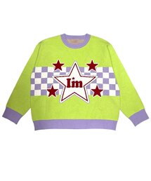 CIAOPANIC（チャオパニック）の「【I’ｍ×CIAOPANIC】アイムアムスターチェックニット（ニット/セーター）」