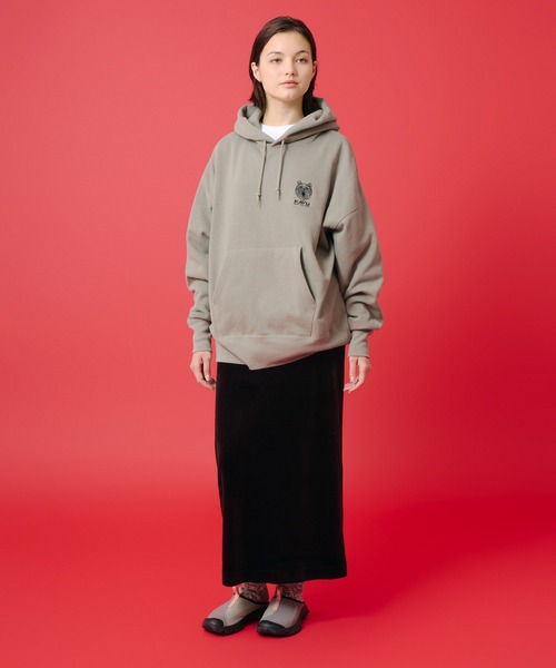 KAVU(カブー)の「KAVU/カブー Velor Skirt/ベロアスカート(スカート・レディース・ブラック/グレー・MEDIUM)」の7枚目の写真