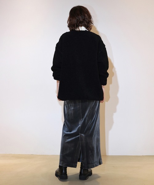 KAVU(カブー)の「KAVU/カブー Velor Skirt/ベロアスカート(スカート・レディース・ブラック/グレー・MEDIUM)」の15枚目の写真