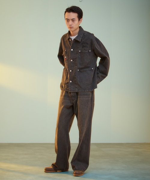 PARIS SAINT-GERMAIN（パリサンジェルマン）の「【Paris Saint-Germain / パリ・サン＝ジェルマン】PSG JP DENIM COVERALL（カバーオール・メンズ・ブラック/ブルー系その他・LARGE/MEDIUM）」の15枚目の写真