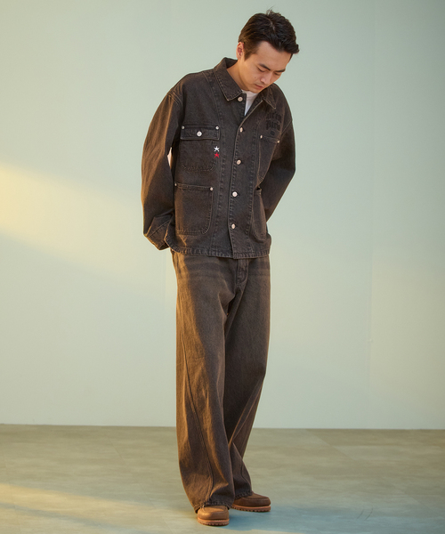 PARIS SAINT-GERMAIN（パリサンジェルマン）の「【Paris Saint-Germain / パリ・サン＝ジェルマン】PSG JP DENIM COVERALL（カバーオール・メンズ・ブラック/ブルー系その他・LARGE/MEDIUM）」の16枚目の写真