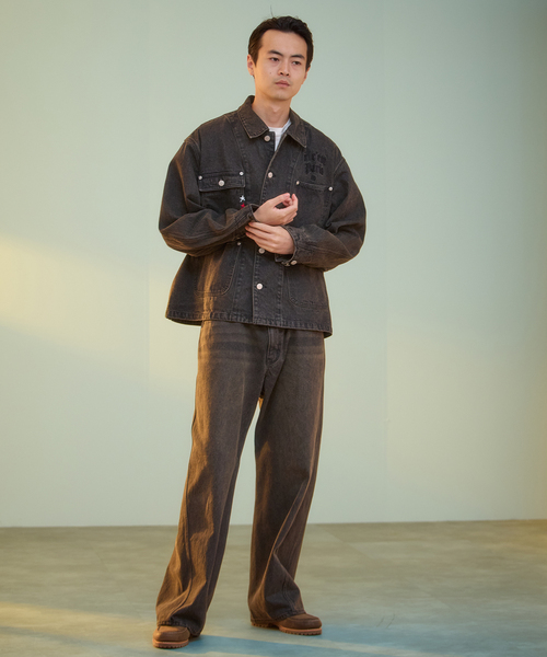 PARIS SAINT-GERMAIN（パリサンジェルマン）の「【Paris Saint-Germain / パリ・サン＝ジェルマン】PSG JP DENIM COVERALL（カバーオール・メンズ・ブラック/ブルー系その他・LARGE/MEDIUM）」の7枚目の写真