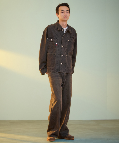 PARIS SAINT-GERMAIN（パリサンジェルマン）の「【Paris Saint-Germain / パリ・サン＝ジェルマン】PSG JP DENIM COVERALL（カバーオール・メンズ・ブラック/ブルー系その他・LARGE/MEDIUM）」の8枚目の写真