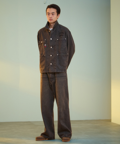 PARIS SAINT-GERMAIN（パリサンジェルマン）の「【Paris Saint-Germain / パリ・サン＝ジェルマン】PSG JP DENIM COVERALL（カバーオール・メンズ・ブラック/ブルー系その他・LARGE/MEDIUM）」の9枚目の写真
