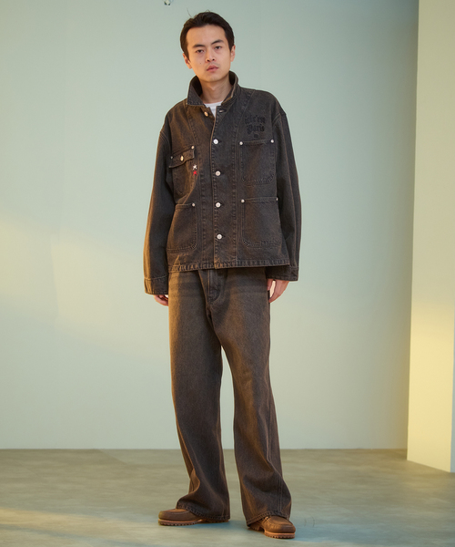 PARIS SAINT-GERMAIN（パリサンジェルマン）の「【Paris Saint-Germain / パリ・サン＝ジェルマン】PSG JP DENIM COVERALL（カバーオール・メンズ・ブラック/ブルー系その他・LARGE/MEDIUM）」の10枚目の写真