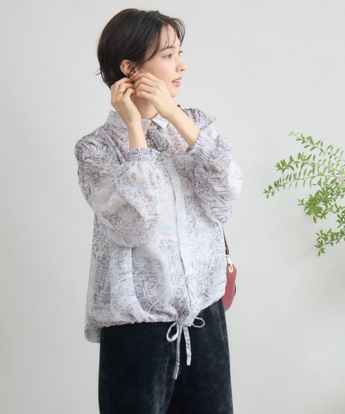 KATHARINE ROSS（キャサリンロス）の「チェス街プリントブラウス（シャツ/ブラウス・レディース・ブラック/ブラウン・FREE）」の16枚目の写真