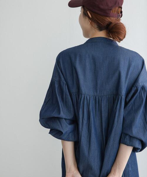 URBAN RESEARCH Sonny Label(アーバンリサーチサニーレーベル)の「デニムフリルワンピース(ワンピース・レディース・インディゴブルー/ライトインディゴブルー・FREE)」の21枚目の写真