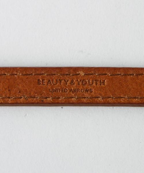 BEAUTY&YOUTH UNITED ARROWS（ビューティーアンドユースユナイテッドアローズ）の「BY レザーウエスタンベルト◆（ベルト・レディース・ホワイト/ブラック/ブラウン・FREE）」の5枚目の写真