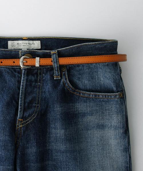 BEAUTY&YOUTH UNITED ARROWS（ビューティーアンドユースユナイテッドアローズ）の「BY レザーウエスタンベルト◆（ベルト・レディース・ホワイト/ブラック/ブラウン・FREE）」の6枚目の写真
