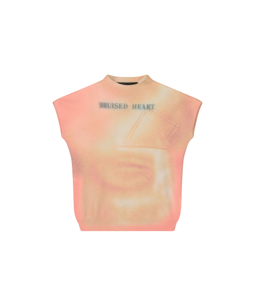 DOGMA EHKS(ドグマ エックス)の「BRUISED HEART MOCK NECK TOP ORANGE(Tシャツ/カットソー・レディース・その他・FREE)」の2枚目の写真