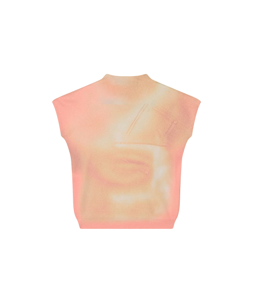 DOGMA EHKS(ドグマ エックス)の「BRUISED HEART MOCK NECK TOP ORANGE(Tシャツ/カットソー・レディース・その他・FREE)」の3枚目の写真