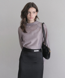 Nea back blouse (grey)
