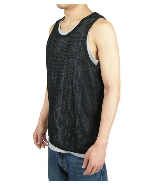 BEAMS（ビームス）の「O.TWIN T/TOP（タンクトップ・メンズ・ブラック/ナチュラル・MEDIUM/LARGE）」の6枚目の写真