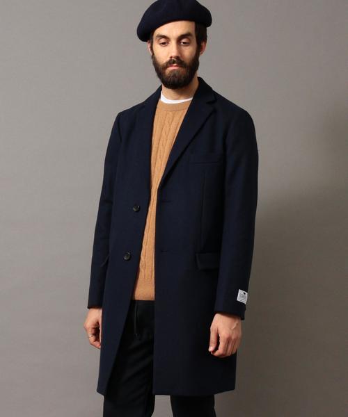 BEAUTY&YOUTH UNITED ARROWS(ビューティーアンドユースユナイテッドアローズ)の「BY メルトン チェスターコート◆(チェスターコート・メンズ・ブラック/オリーブ/ロイヤルブルー・X-LARGE/SMALL/MEDIUM/LARGE)」の3枚目の写真