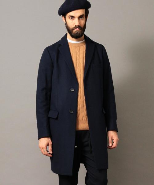 BEAUTY&YOUTH UNITED ARROWS（ビューティーアンドユースユナイテッドアローズ）の「BY メルトン チェスターコート◆（チェスターコート・メンズ・ブラック/オリーブ/ロイヤルブルー・X-LARGE/MEDIUM/LARGE/SMALL）」の16枚目の写真