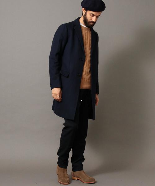 BEAUTY&YOUTH UNITED ARROWS(ビューティーアンドユースユナイテッドアローズ)の「BY メルトン チェスターコート◆(チェスターコート・メンズ・ブラック/オリーブ/ロイヤルブルー・X-LARGE/SMALL/MEDIUM/LARGE)」の12枚目の写真