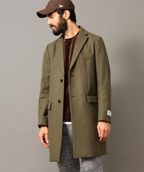 BEAUTY&YOUTH UNITED ARROWS(ビューティーアンドユースユナイテッドアローズ)の「BY メルトン チェスターコート◆(チェスターコート・メンズ・ブラック/オリーブ/ロイヤルブルー・X-LARGE/SMALL/MEDIUM/LARGE)」の17枚目の写真