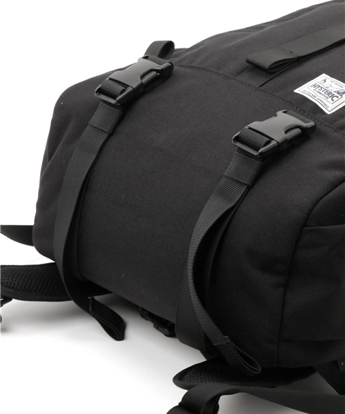 HYSTERIC GLAMOUR(ヒステリックグラマー)の「コーデュラナイロン バックパック(バックパック/リュック・メンズ・ベージュ/ブラック・FREE)」の5枚目の写真