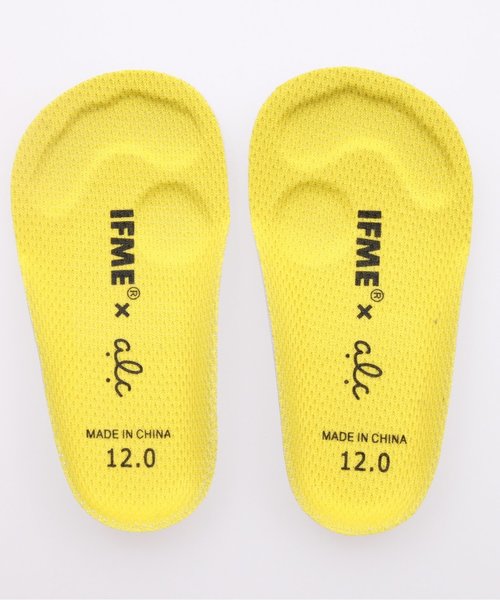 apres les cours（アプレレクール）の「IFME ファーストシューズ（スニーカー・キッズ・ネイビー/ピンク・12.5/13/12）」の6枚目の写真