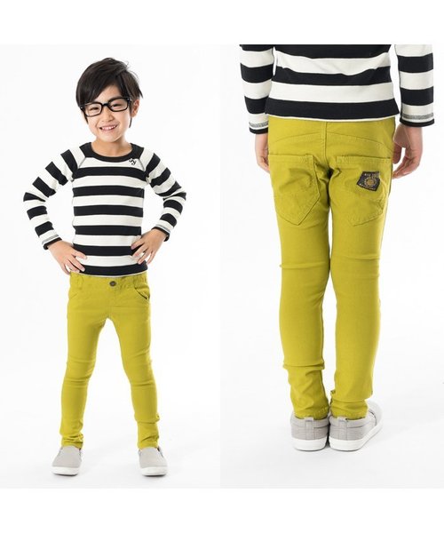 F.O.KIDS(エフオーキッズ)の「リブ付きスキニーパンツ(10分丈)(その他パンツ・キッズ・ライム/ライトグレー/ブルー/オレンジ/ブラック・120/100/130/110/140/80/90/95)」の7枚目の写真