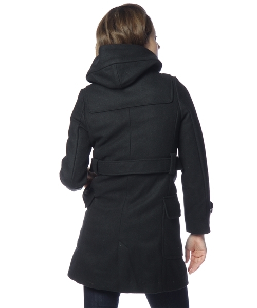 NANO universe（ナノユニバース）の「メルトンダッフルコート　HOT MILK ライナー付（ダッフルコート・レディース・ネイビー/キャメル/ブラック・36/38）」の5枚目の写真