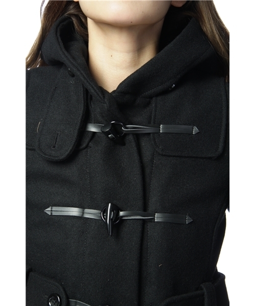 NANO universe（ナノユニバース）の「メルトンダッフルコート　HOT MILK ライナー付（ダッフルコート・レディース・ネイビー/キャメル/ブラック・36/38）」の7枚目の写真