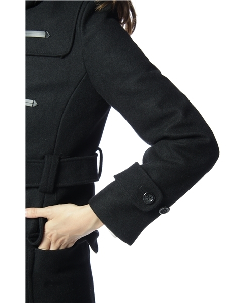 NANO universe（ナノユニバース）の「メルトンダッフルコート　HOT MILK ライナー付（ダッフルコート・レディース・ネイビー/キャメル/ブラック・36/38）」の8枚目の写真