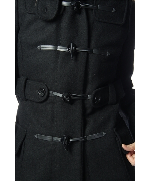 NANO universe（ナノユニバース）の「メルトンダッフルコート　HOT MILK ライナー付（ダッフルコート・レディース・ネイビー/キャメル/ブラック・36/38）」の9枚目の写真