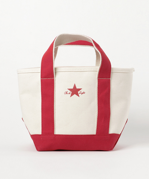 CONVERSE（コンバース）の「【CONVERSE】コンバース キャンバスミニトートバッグ              （トートバッグ・レディース・オフホワイト/ブラック/レッド/ネイビー・ONE SIZE）」の4枚目の写真