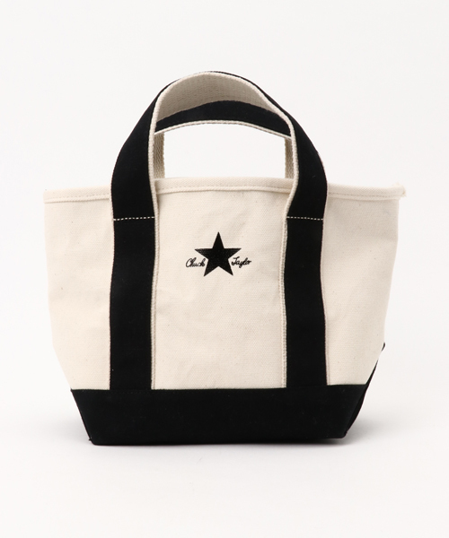 CONVERSE（コンバース）の「【CONVERSE】コンバース キャンバスミニトートバッグ              （トートバッグ・レディース・オフホワイト/ブラック/レッド/ネイビー・ONE SIZE）」の2枚目の写真