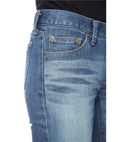 X-girl（エックスガール）の「JOHNNY JEAN（デニムパンツ・レディース・ブラック/インディゴブルー・24inch/25inch/26inch/27inch）」の7枚目の写真
