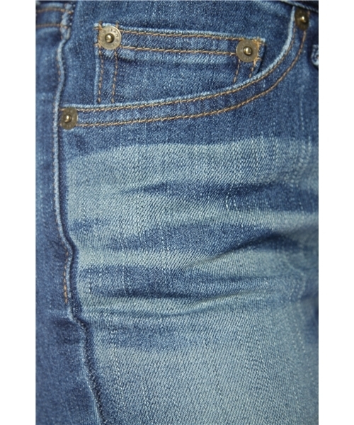 X-girl（エックスガール）の「JOHNNY JEAN（デニムパンツ・レディース・ブラック/インディゴブルー・24inch/25inch/26inch/27inch）」の11枚目の写真