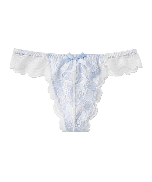 aimerfeel（エメフィール）の「カシュクールレース Tバックショーツ（ショーツ・レディース・オフホワイト/ブラック/ネイビー/チャコールグレー/マジェンタ/ブラウン/サックスブルー/サーモンピンク/ダークネイビー/パープル/ナチュラル/ピンク/ボルドー/グレイッシュブルー/桜/エメラルドブルー/コーラル/バーガンディー/アクア/オレンジ/セージグリーン/バイオレット/ライトピンク/プラム/ライトグリーン/イエロー/ブルー/ダークパープル/ホワイト/シルバーグレー/ベビーピンク/ライラック/スモークピンク/クリアグリーン/ターコイズブルー/レモンイエロー/ダークグリーン系/ワイン/ライトパープル/ピンクベージュ/ラベンダー/サファリグリーン/カーキ/シルバー/ロイヤルブルー/ブラックミックス/パープル系その他2/シャーベット/サックスブルー系・MEDIUM/LARGE）」の17枚目の写真