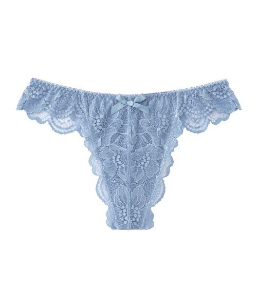 aimerfeel（エメフィール）の「カシュクールレース Tバックショーツ（ショーツ・レディース・オフホワイト/ブラック/ネイビー/チャコールグレー/マジェンタ/ブラウン/サックスブルー/サーモンピンク/ダークネイビー/パープル/ナチュラル/ピンク/ボルドー/グレイッシュブルー/桜/エメラルドブルー/コーラル/バーガンディー/アクア/オレンジ/セージグリーン/バイオレット/ライトピンク/プラム/ライトグリーン/イエロー/ブルー/ダークパープル/ホワイト/シルバーグレー/ベビーピンク/ライラック/スモークピンク/クリアグリーン/ターコイズブルー/レモンイエロー/ダークグリーン系/ワイン/ライトパープル/ピンクベージュ/ラベンダー/サファリグリーン/カーキ/シルバー/ロイヤルブルー/ブラックミックス/パープル系その他2/シャーベット/サックスブルー系・MEDIUM/LARGE）」の21枚目の写真