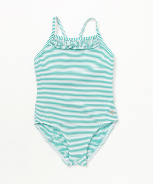 ベビーグッズも大集合 シアサッカーワンピース水着 8ans 完売品 プチバトー 水着 Olami Org