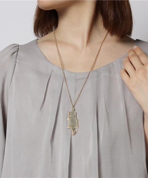 mystic（ミスティック）の「ガールネック(ガーリー)（ネックレス・レディース・ゴールド・ﾌﾘ-）」の2枚目の写真