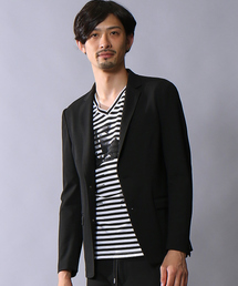 【CARREMAN】2WAYストレッチ2ボタンジャケット