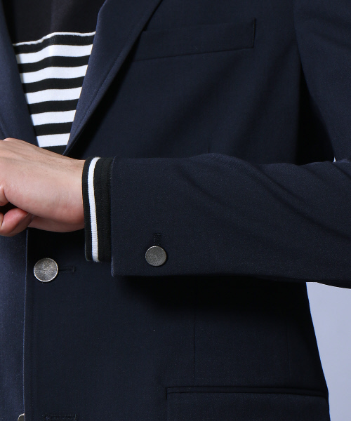 5351 POUR LES HOMMES(ゴーサンゴーイチプールオム)の「【CARREMAN】2WAYストレッチ2ボタンジャケット(テーラードジャケット・メンズ・ブラック/ライトグレー/ネイビー・50/46/48/44)」の16枚目の写真