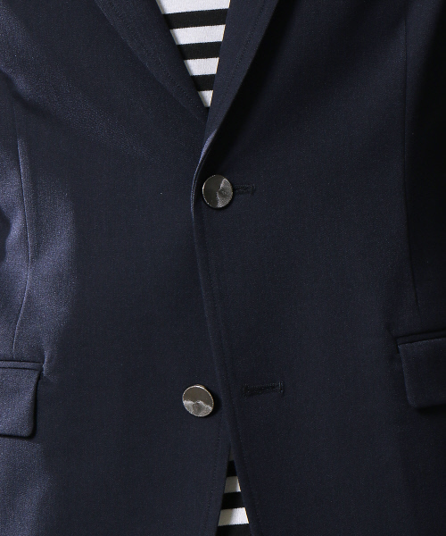 5351 POUR LES HOMMES(ゴーサンゴーイチプールオム)の「【CARREMAN】2WAYストレッチ2ボタンジャケット(テーラードジャケット・メンズ・ブラック/ライトグレー/ネイビー・50/46/48/44)」の6枚目の写真